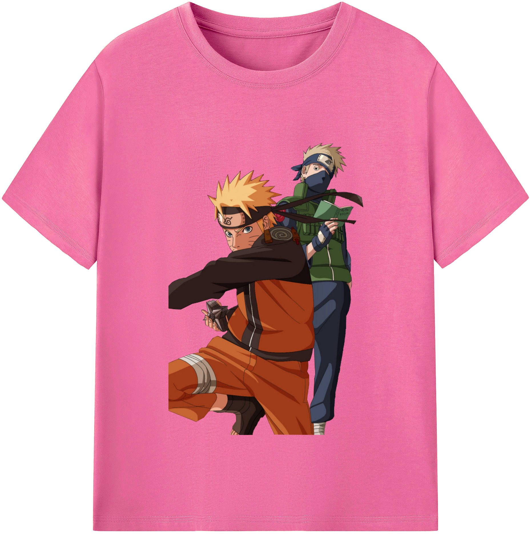 （画像用） NARUTO -ナルト- うずまき ナルト Uzumaki Naruto レディースカジュアルプリントTシャツ（綿100％）